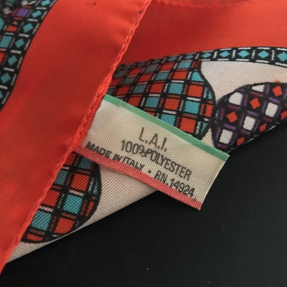 Vintage 70's Hippie Vibe LAI Italy  Geometric - Picture 4 of 6